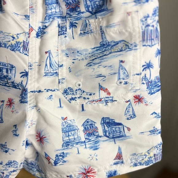 Janie and Jack boys down shorts/trunks size 4 NWT - Picture 3 of 4